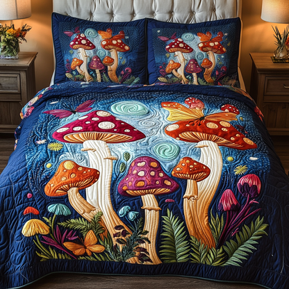 Enchanted Forest 3-Piece Quilted Bedding Set NCU0VH1860
