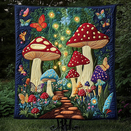 Enchanted Forest Quilted Blanket NCU0NT3935