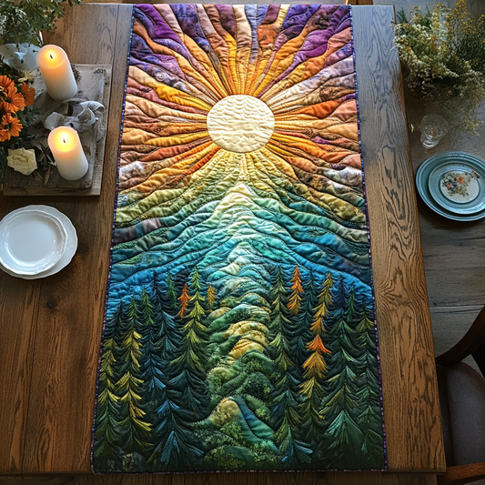 Enchanted Forest Quilted Table Runner NCU0DV5277