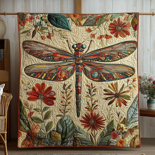 Enchanted Garden Flight Quilted Blanket NCU0PT4995