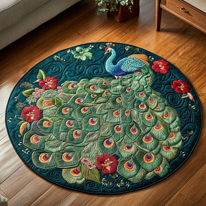 Enchanted Garden Quilted Round Mat NCU0NT4887
