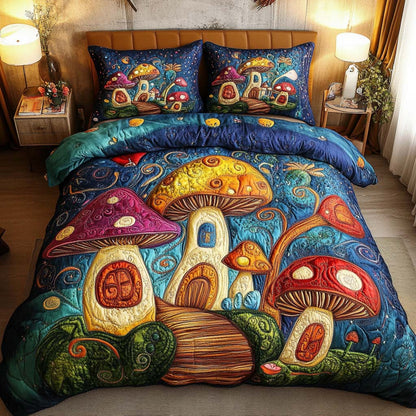 Enchanted Grove 3-Piece Quilted Bedding Set NCU0NT7881
