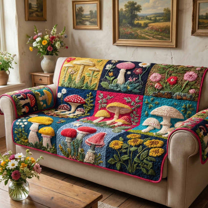 Enchanted Grove Quilted Sofa Cover NCU0XD2405