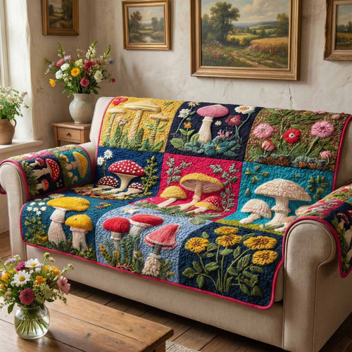 Enchanted Grove Quilted Sofa Cover NCU0XD2405