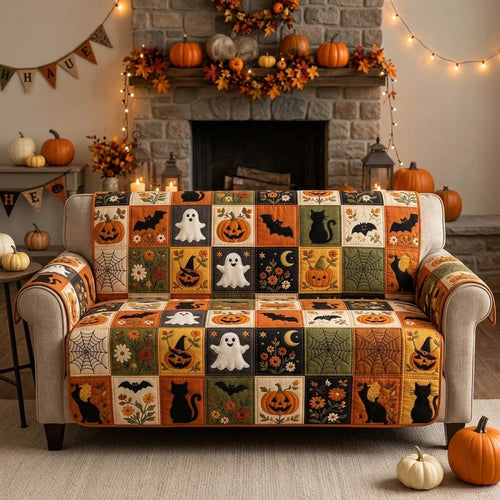 Enchanted Halloween Realm Quilted Sofa Cover NCU0HH2084