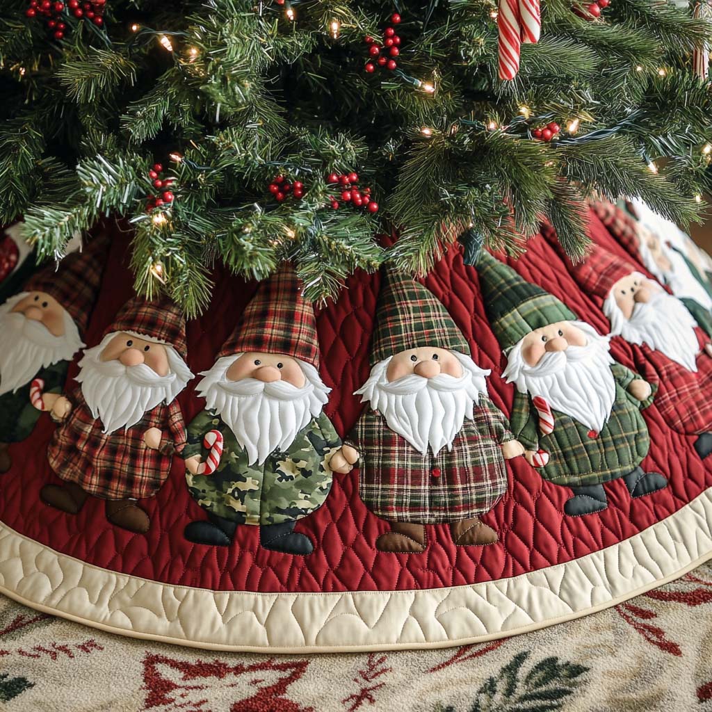 Enchanted Hat Christmas Quilted Tree Skirt NCU0NT11083
