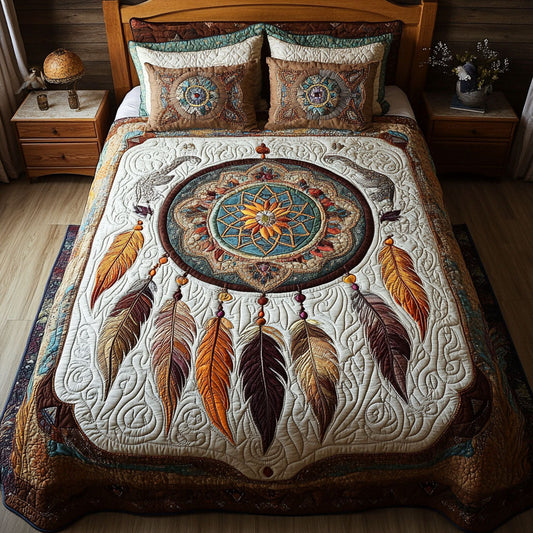 Enchanted Horizon 3-Piece Quilted Bedding Set NCU0PT3492