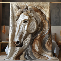 Enchanted Horse Quilted Blanket NCU0DV147