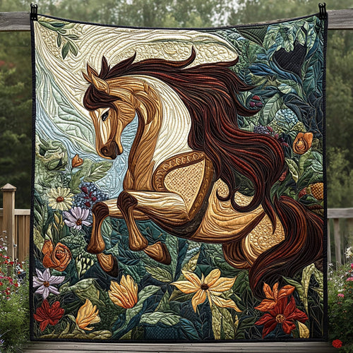 Enchanted Horse Quilted Blanket NCU0DV6360
