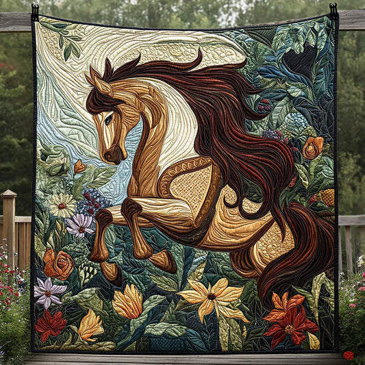 Enchanted Horse Quilted Blanket NCU0DV6360