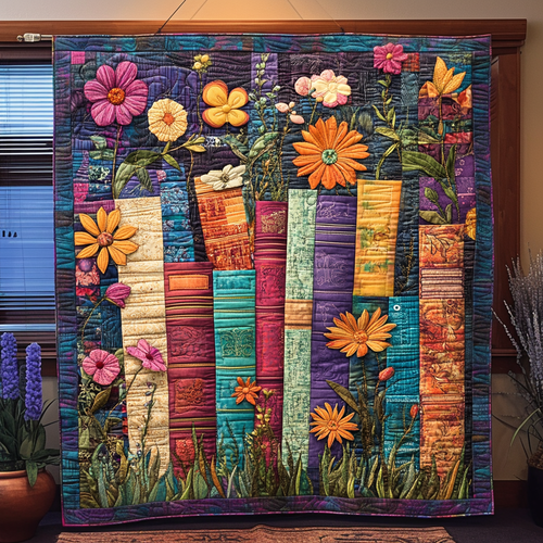 Enchanted Library Quilted Blanket NCU0DV3606