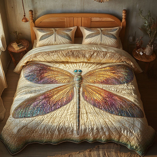 Enchanted Meadow 3-Piece Quilted Bedding Set NCU0PT3419