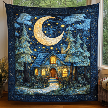 Enchanted Moonlit Home Quilted Blanket NCU0VL820