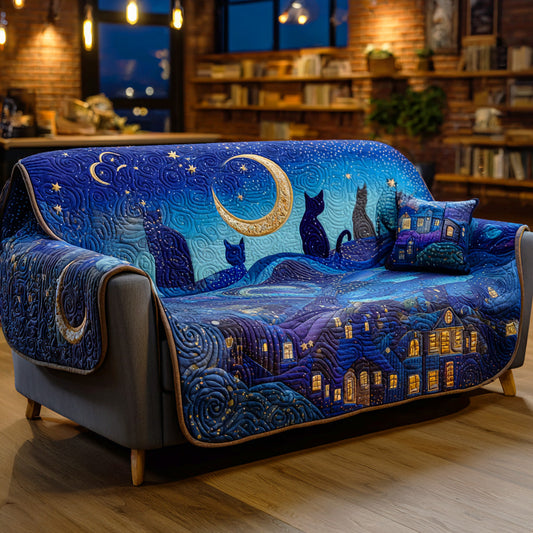 Enchanted Night Quilted Sofa Cover NCU0TD1209