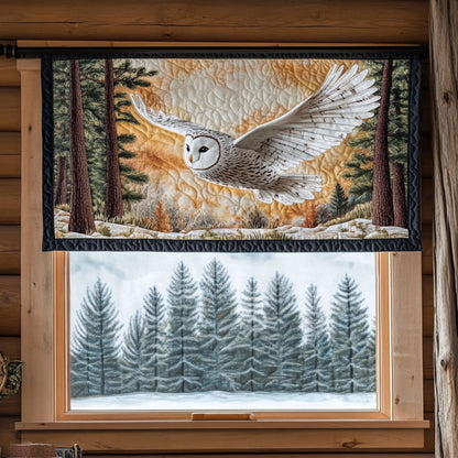 Enchanted Owls Quilted Valance NCU0PT4807