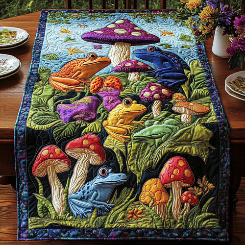 Enchanted Pond Escape Quilted Table Runner NCU0PT4130