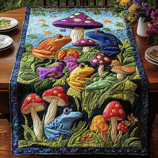 Enchanted Pond Escape Quilted Table Runner NCU0PT4130