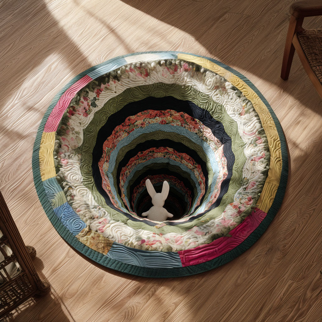 Enchanted Spring Portal Quilted Round Mat NCU0PT11497
