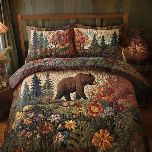 Enchanted Timber 3-Piece Quilted Bedding Set NCU0PT8392
