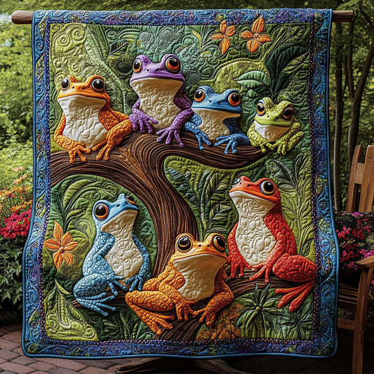 Enchanted Toadstool Haven Quilted Blanket NCU0PT4660