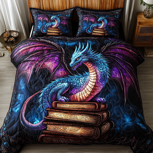 Enchanted Tome Watcher 3-Piece Quilted Bedding Set NCU0VL1175