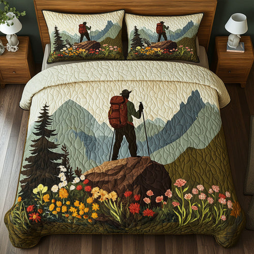 Enchanted Trail 3-Piece Quilted Bedding Set NCU0PT6987