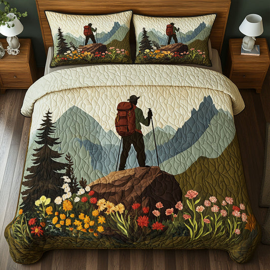 Enchanted Trail 3-Piece Quilted Bedding Set NCU0PT6987