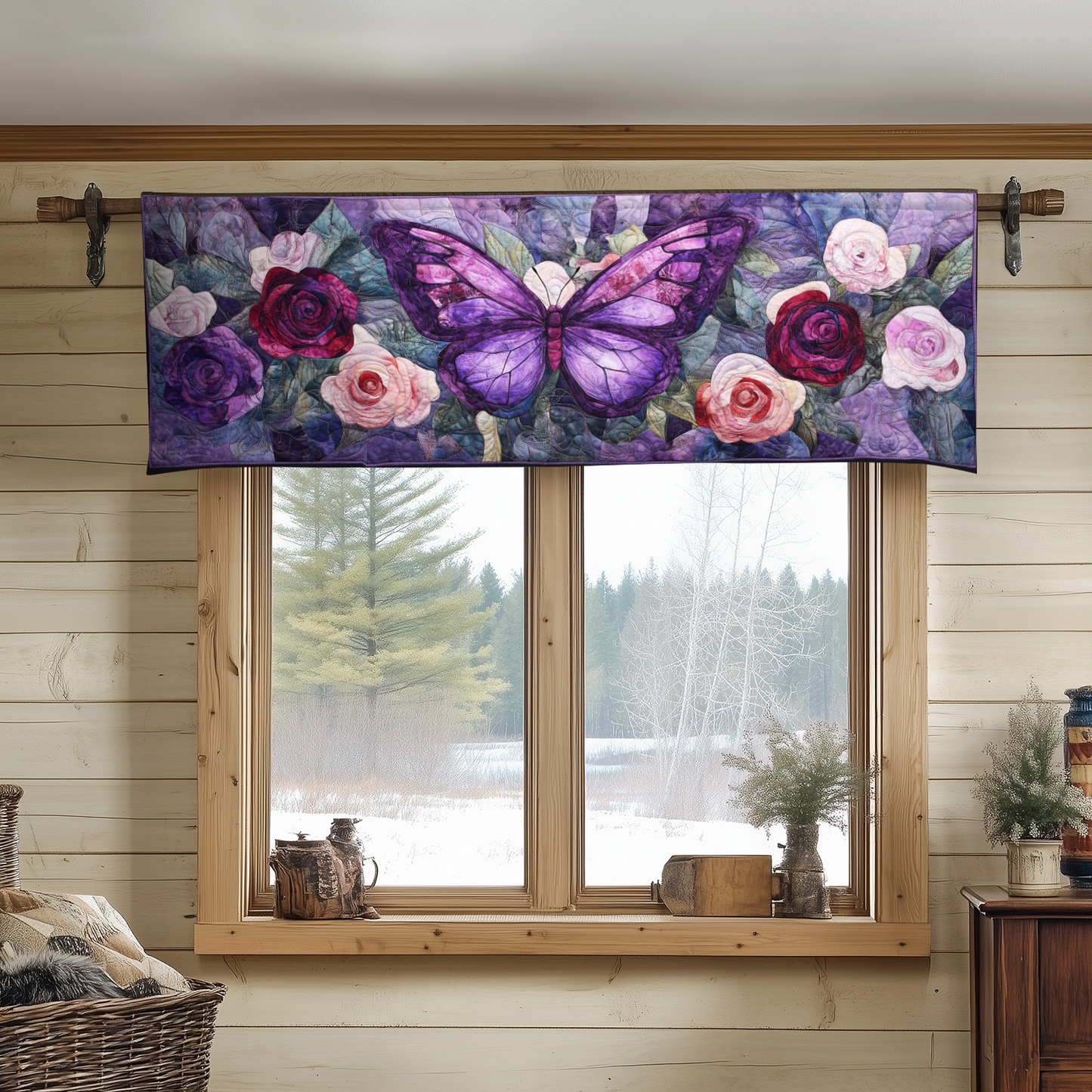 Enchanted Wings Quilted Valance NCU0VH3196