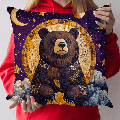 Enchating Bear Quilted Pillow Case NCU0DV906