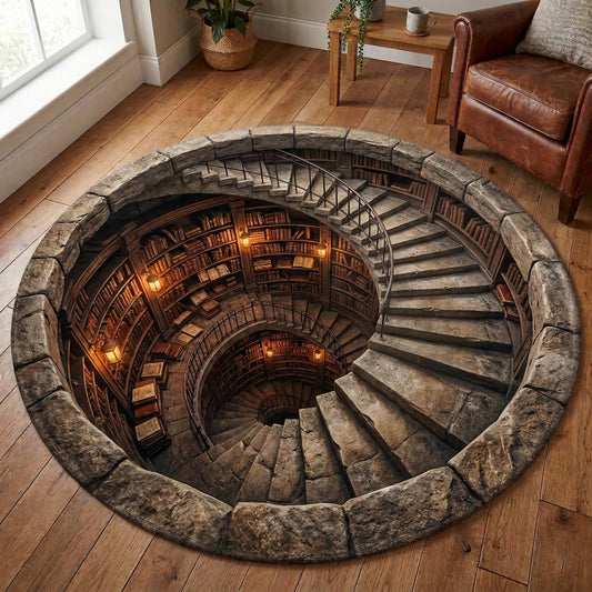 Endless Book Spiral Round Carpet NCU0TV1743