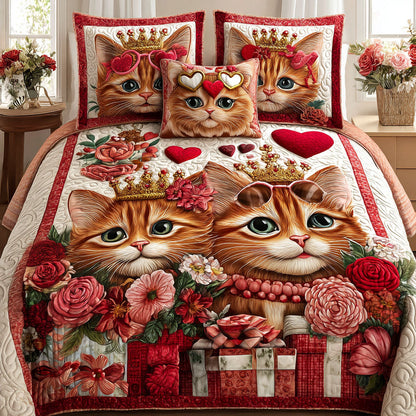 Endless Love 3-Piece Quilted Bedding Set NCU0NT11759