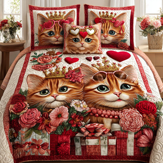 Endless Love 3-Piece Quilted Bedding Set NCU0NT11759