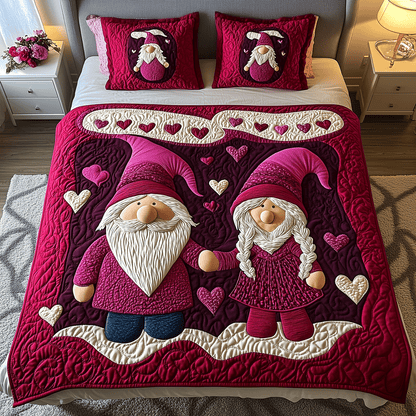 Endless Love Story 3-Piece Quilted Bedding Set NCU0TH2475