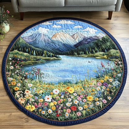 Endless Views Quilted Round Mat NCU0DK7178