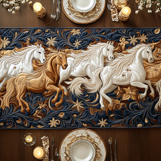 Equine Elegance Quilted Table Runner NCU0VH2402