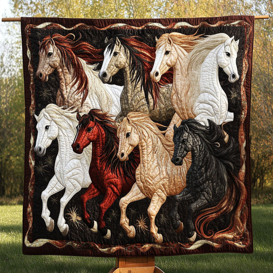 Equine Harmony Quilted Blanket NCU0NT6496
