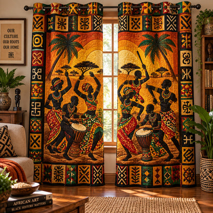 Essence of Africa Quilted Curtains NCU0PT12098