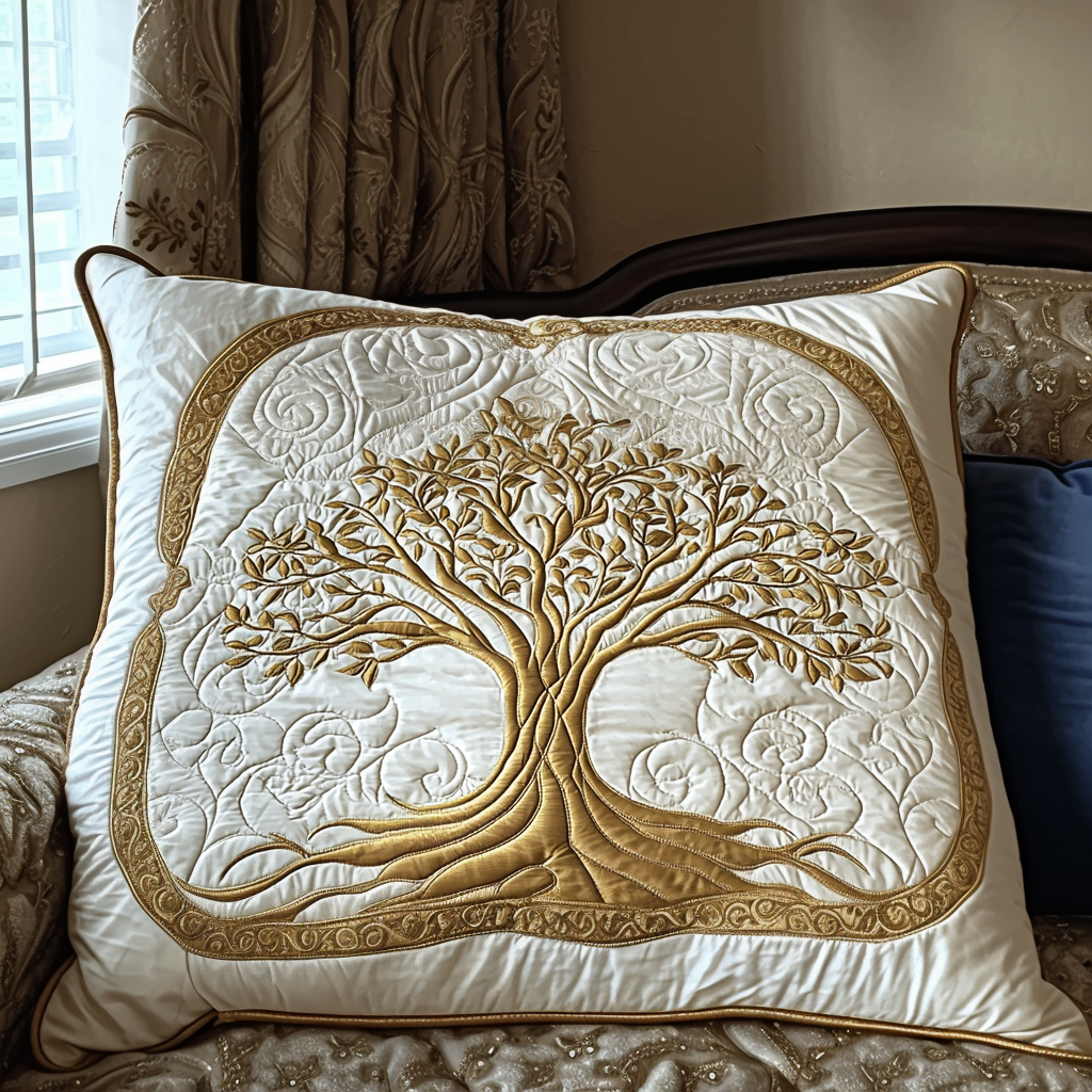 Eternal Tree Quilted Bedding Pillow Case NCU0DV6350