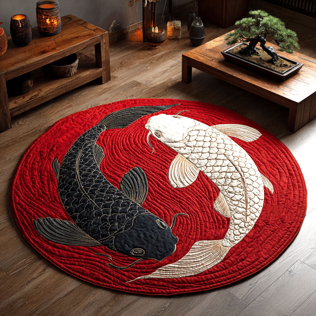Eternal Balance Quilted Round Mat NCU0TV277