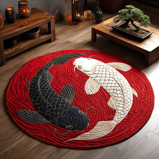 Eternal Balance Quilted Round Mat NCU0TV277