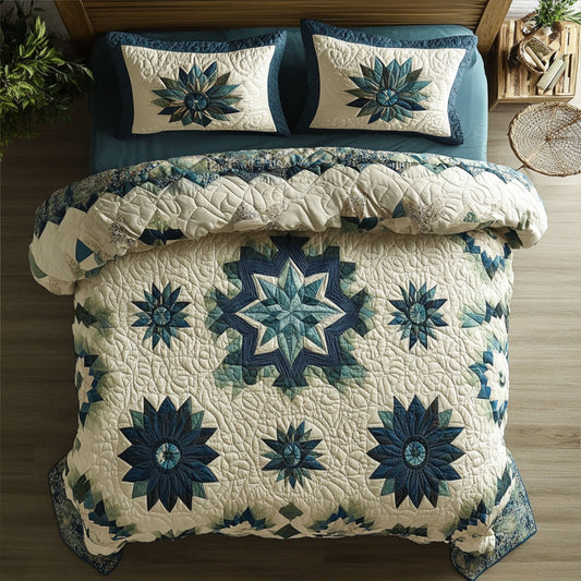 Eternal Barn Star 3-Piece Quilted Bedding Set NCU0PT6836
