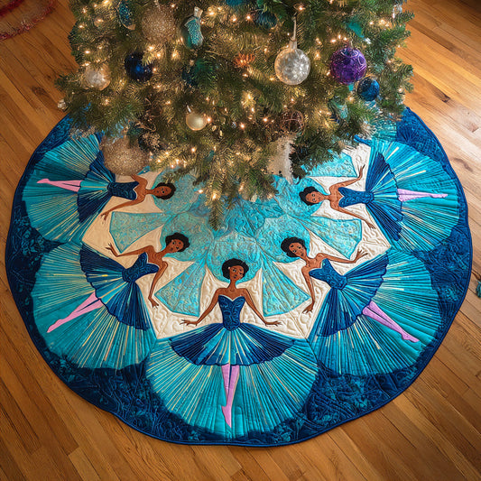 Eternal Beauty Christmas Quilted Tree Skirt NCU0TD1136