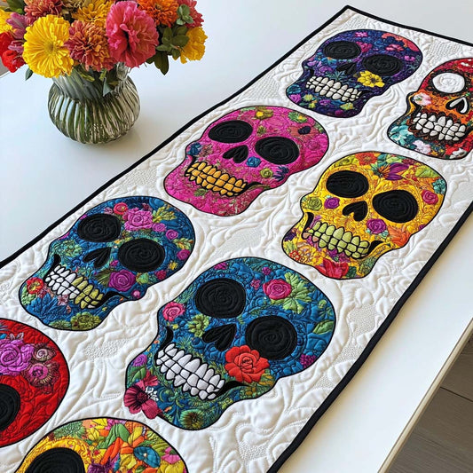 Eternal Bloom Quilted Table Runner NCU0NT7958
