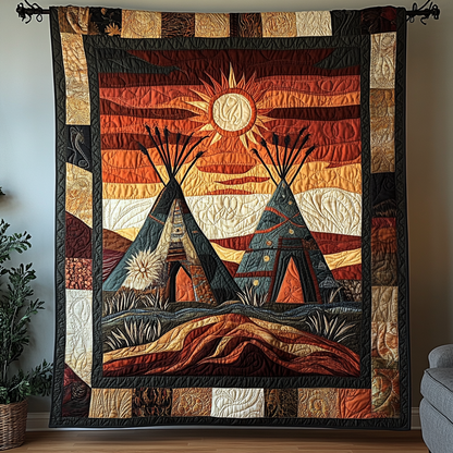 Eternal Ember Quilted Blanket NCU0DK5071