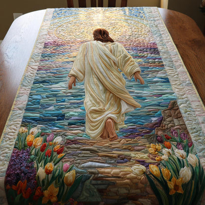 Eternal Faith Quilted Table Runner NCU0DV9149