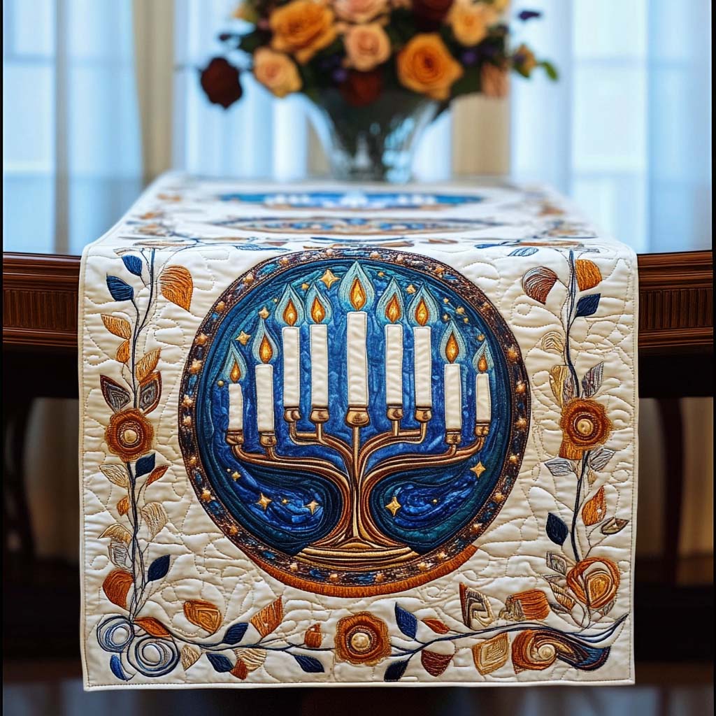 Holy Light Quilted Table Runner NCU0NNL201