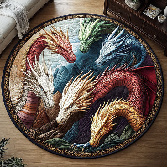 Eternal Flamekeeper Quilted Round Mat NCU0PT5588