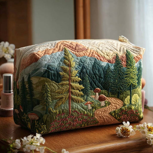 Eternal Forest Quilted Makeup Bag NCU0PT9470