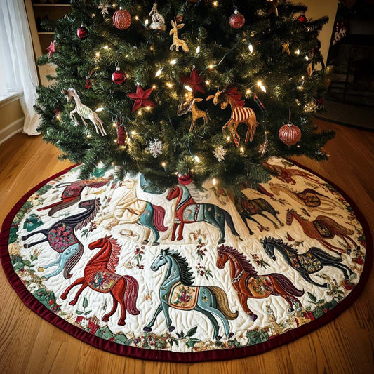 Eternal Freedom Christmas Quilted Tree Skirt NCU0NT1721