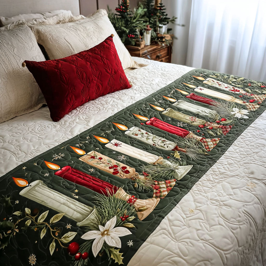 Eternal Glow Quilted Bed Runner NCU0PT9637